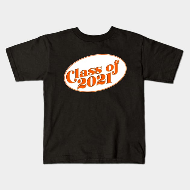 Class of 2021 D Kids T-Shirt by karutees